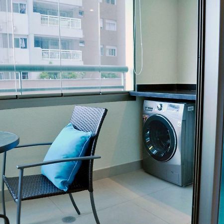 Flat No Brooklin 86 | Alto Padrao + Garagem Leilighet São Paulo Eksteriør bilde