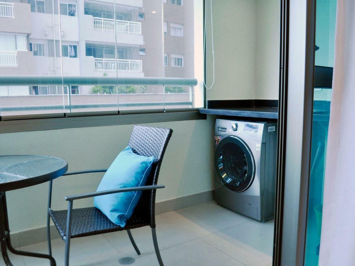Flat No Brooklin 86 | Alto Padrao + Garagem Leilighet São Paulo Eksteriør bilde
